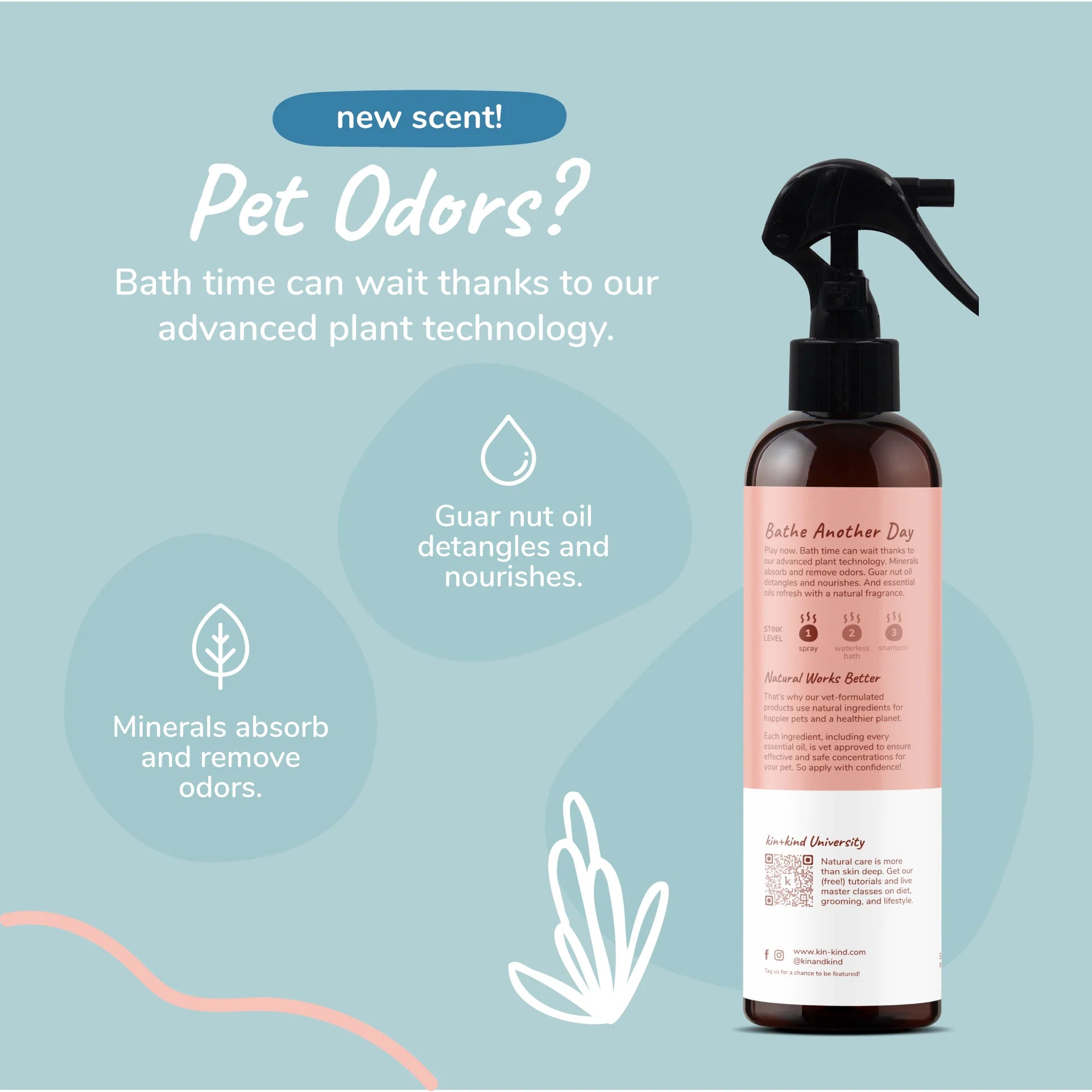 Dog Smell Coat Spray Conditioner (Grapefruit)