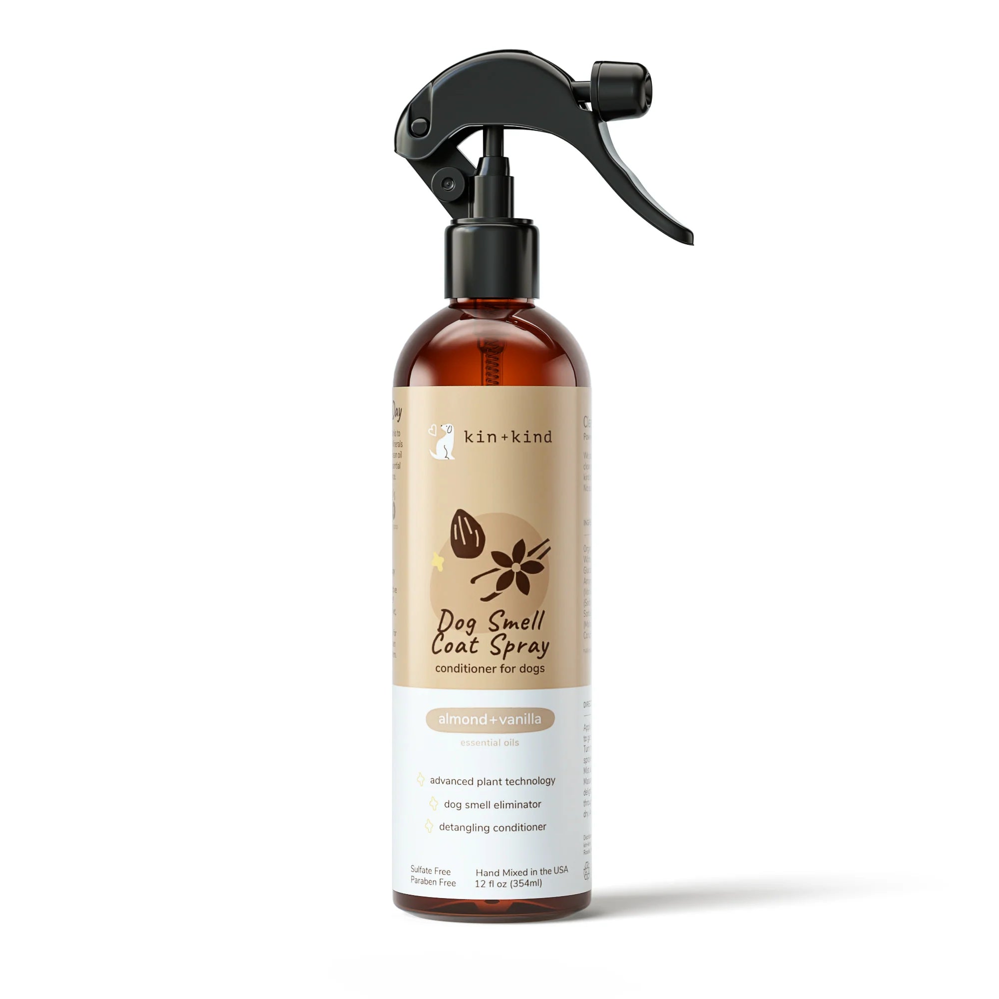 Almond+Vanilla Coat Spray for Dog Smells