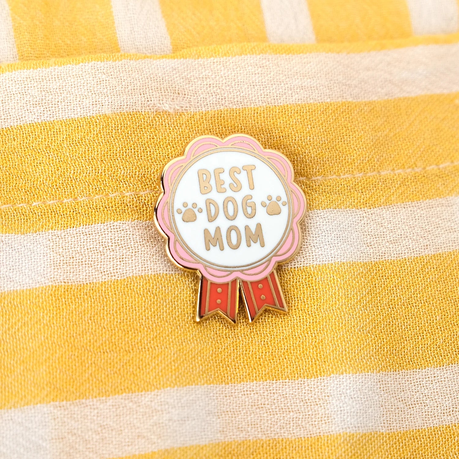 Best Dog Mom Certificate + Enamel Pin