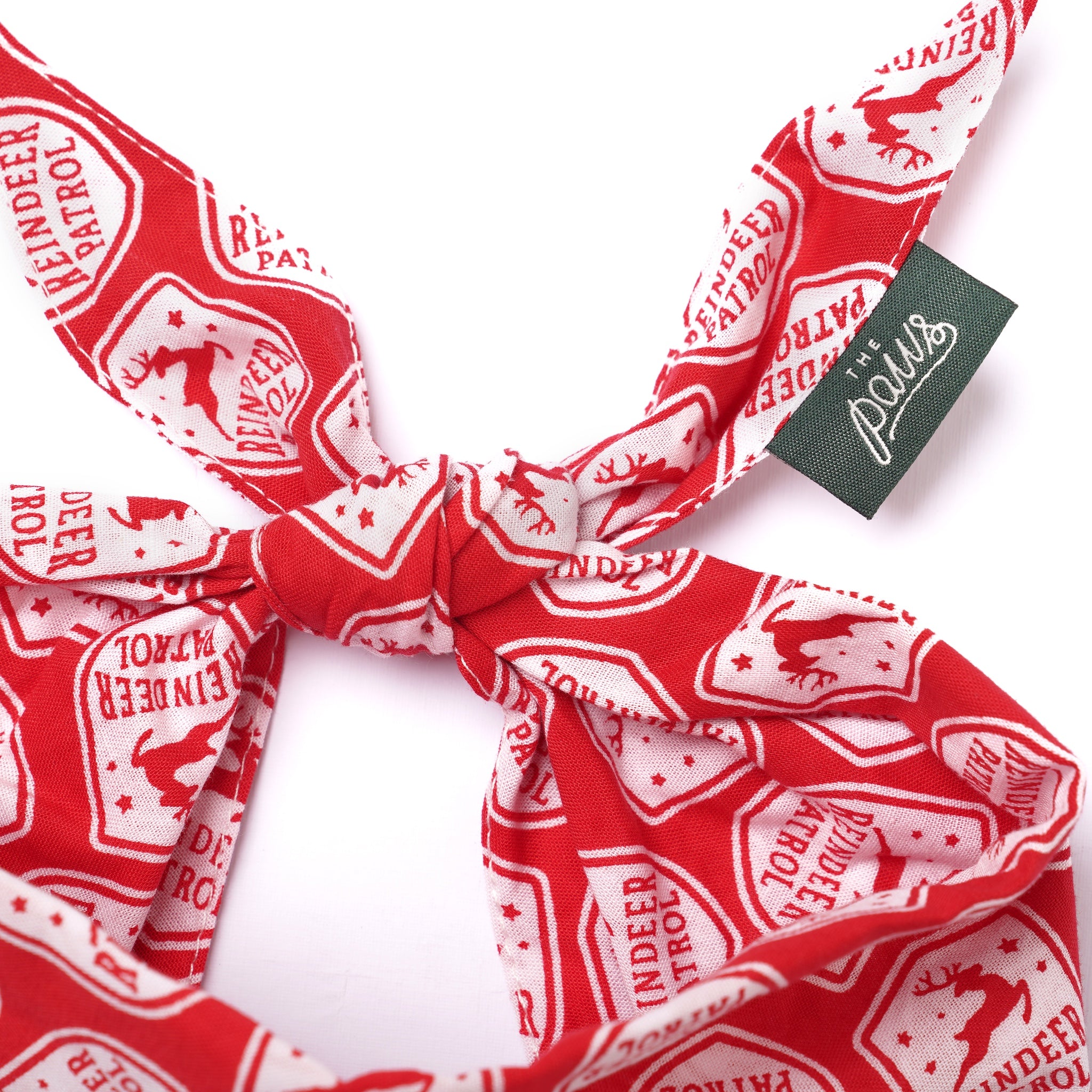 Reindeer Patrol Dog Bandana