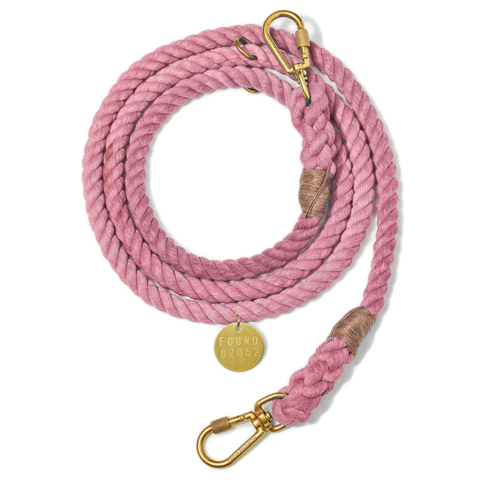 Cotton Rope Dog Leash, Adjustable