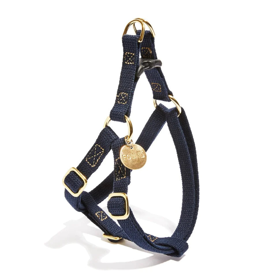 Cotton Cat & Dog Harness (Black/Small)