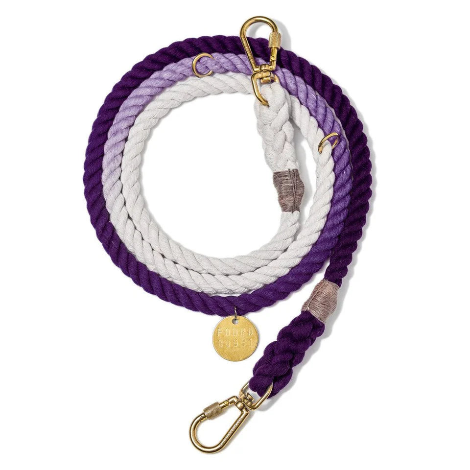 Cotton Rope Dog Leash, Adjustable