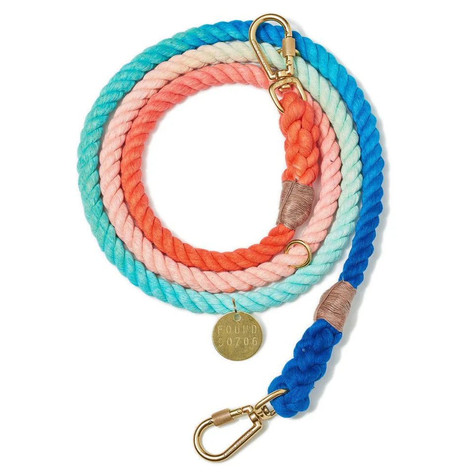 Cotton Rope Dog Leash, Adjustable