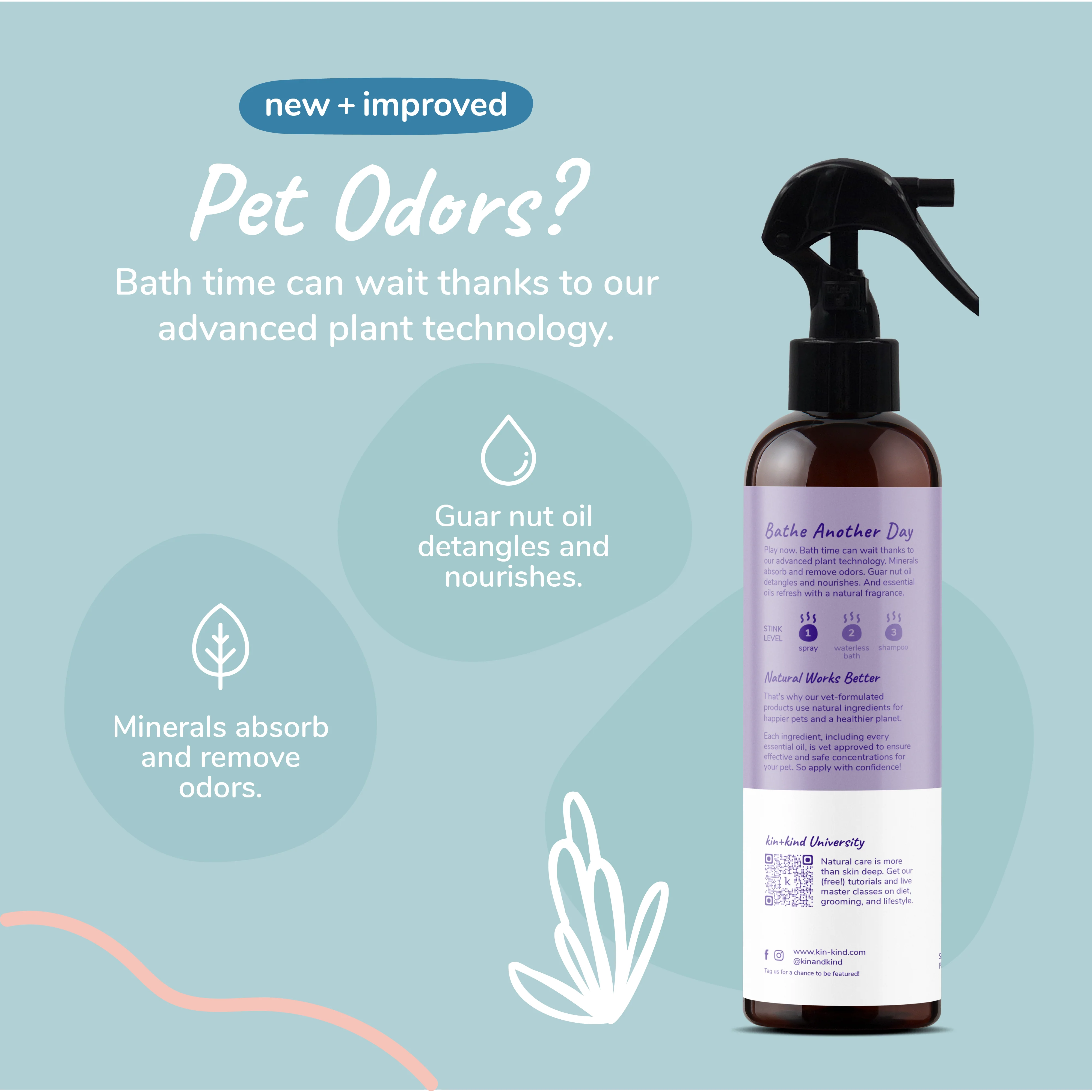 Pet Smell Coat Spray Conditioner (Lavender)