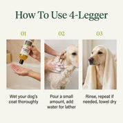 Organic Oatmeal Dog Shampoo with Lavender & Aloe for Itchy Skin