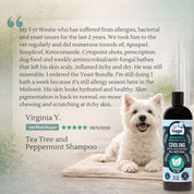 COOLING Organic Tea Tree & Peppermint Dog Shampoo