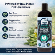 COOLING Organic Tea Tree & Peppermint Dog Shampoo