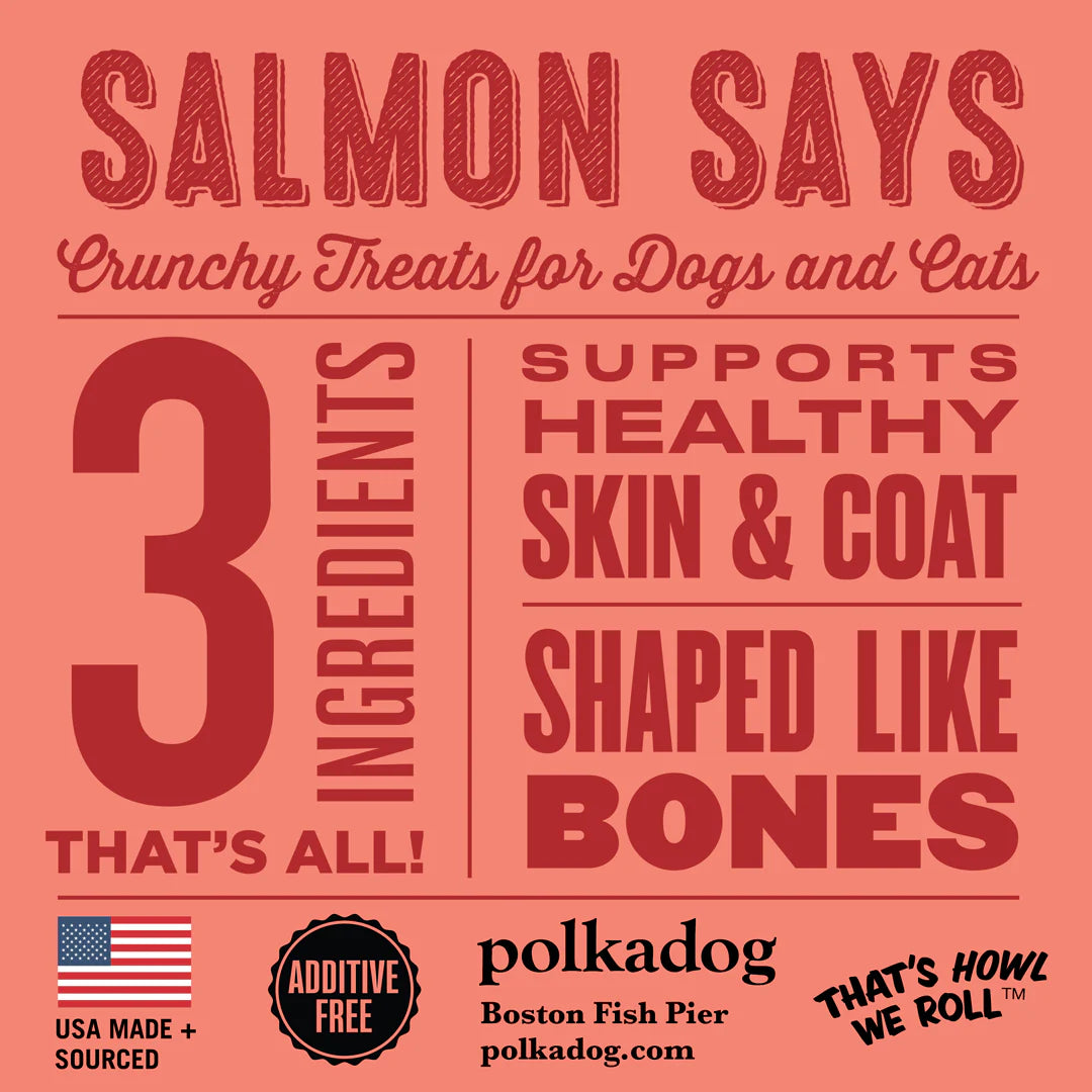 Polkadog Salmon Says (Bones)