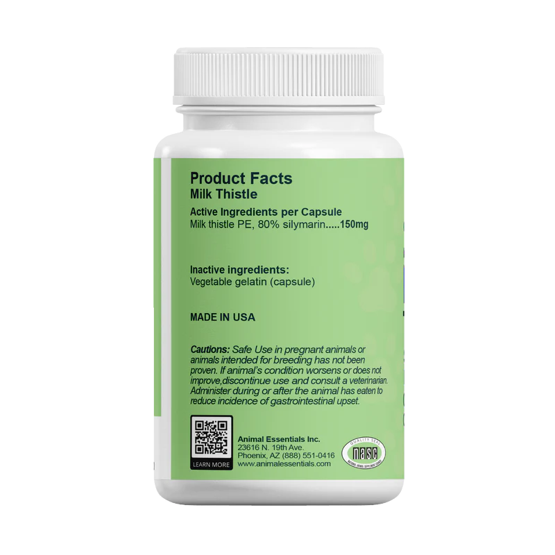 Milk Thistle Herbal Capsules | Liver Support