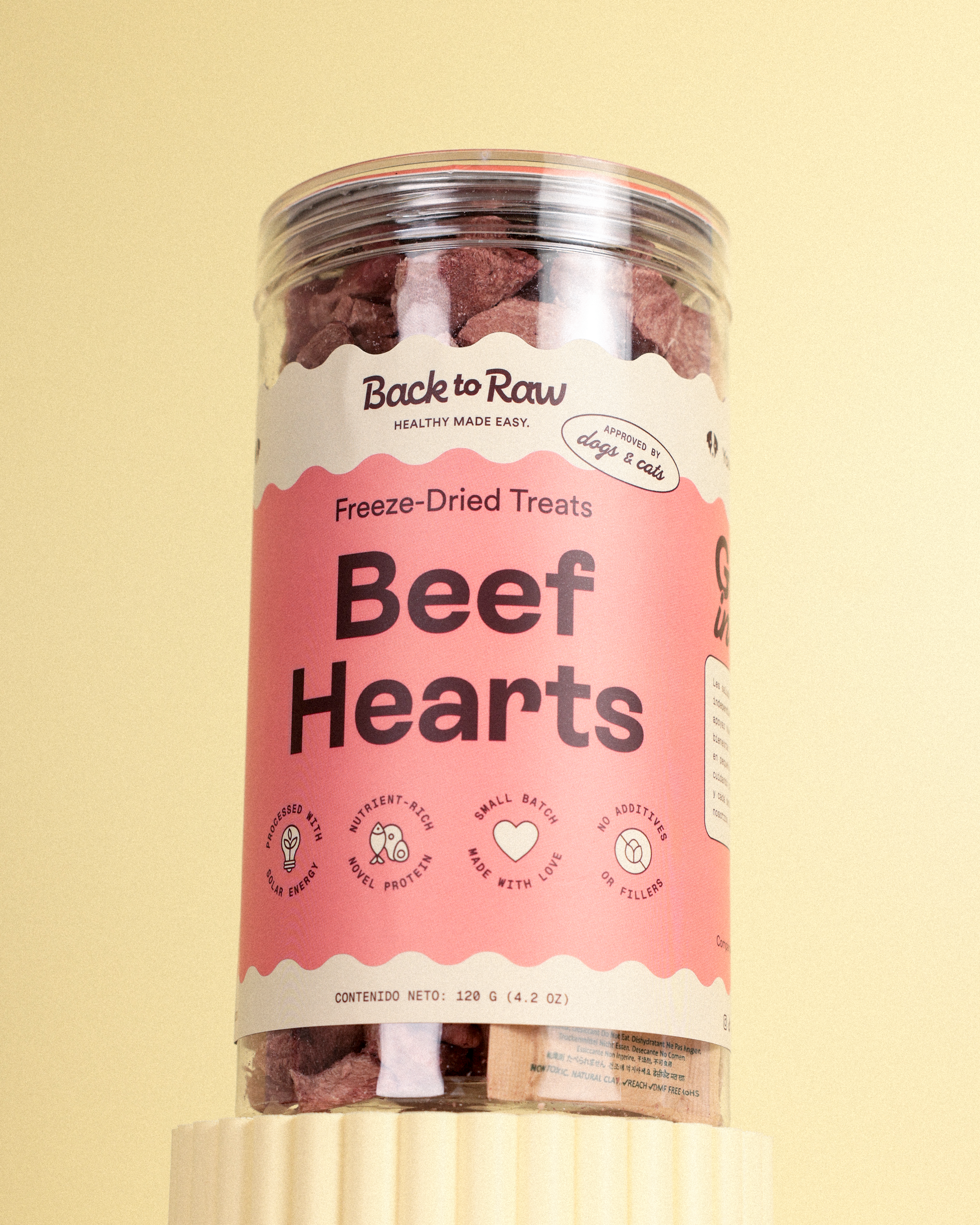 Freeze-Dried Beef Hearts