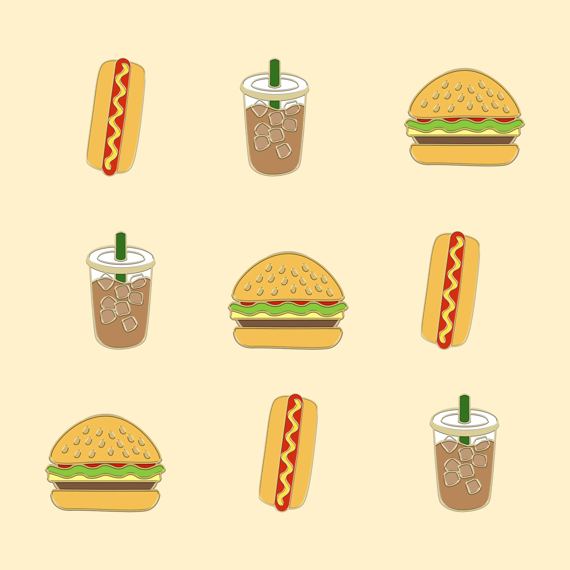 Foodie Moodies Charms 🌭