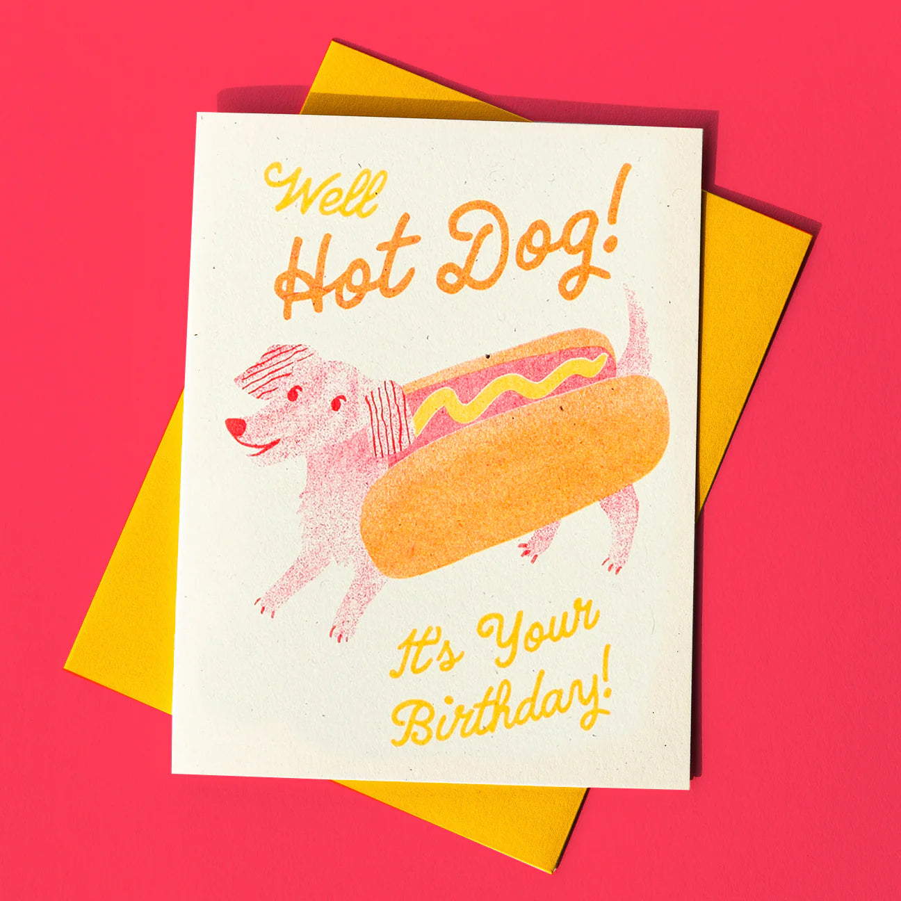 Hot Dog - Birthday Card