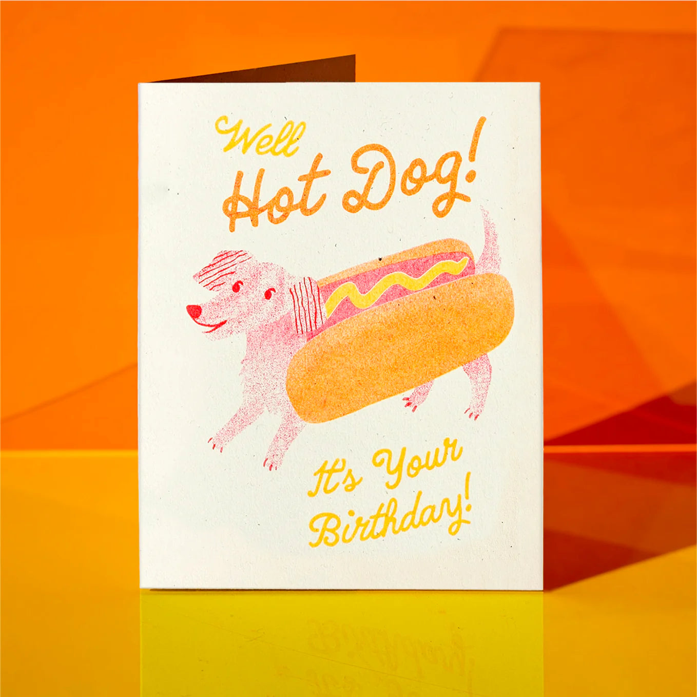 Hot Dog - Birthday Card