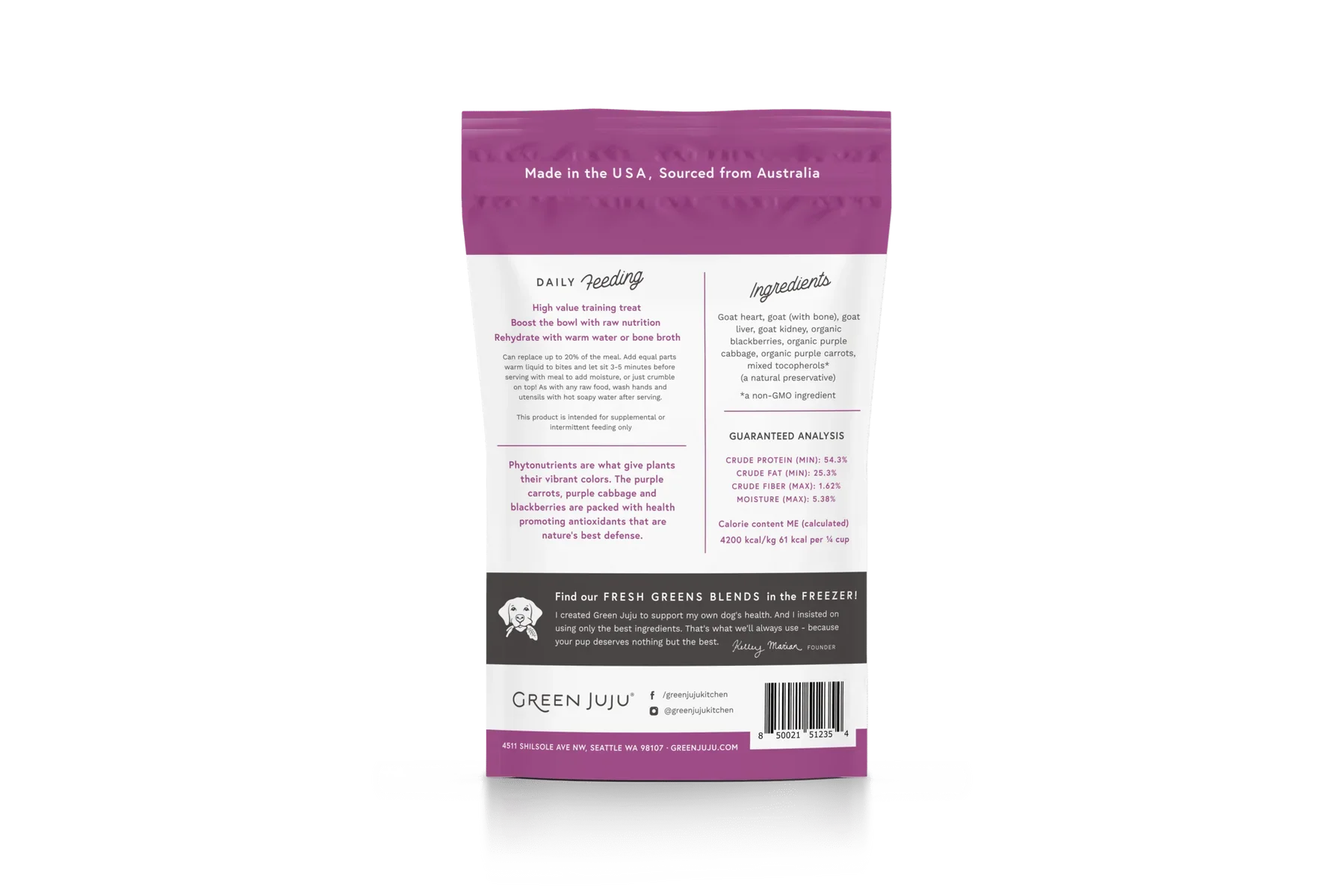 Goat Purple Whole Food Bites