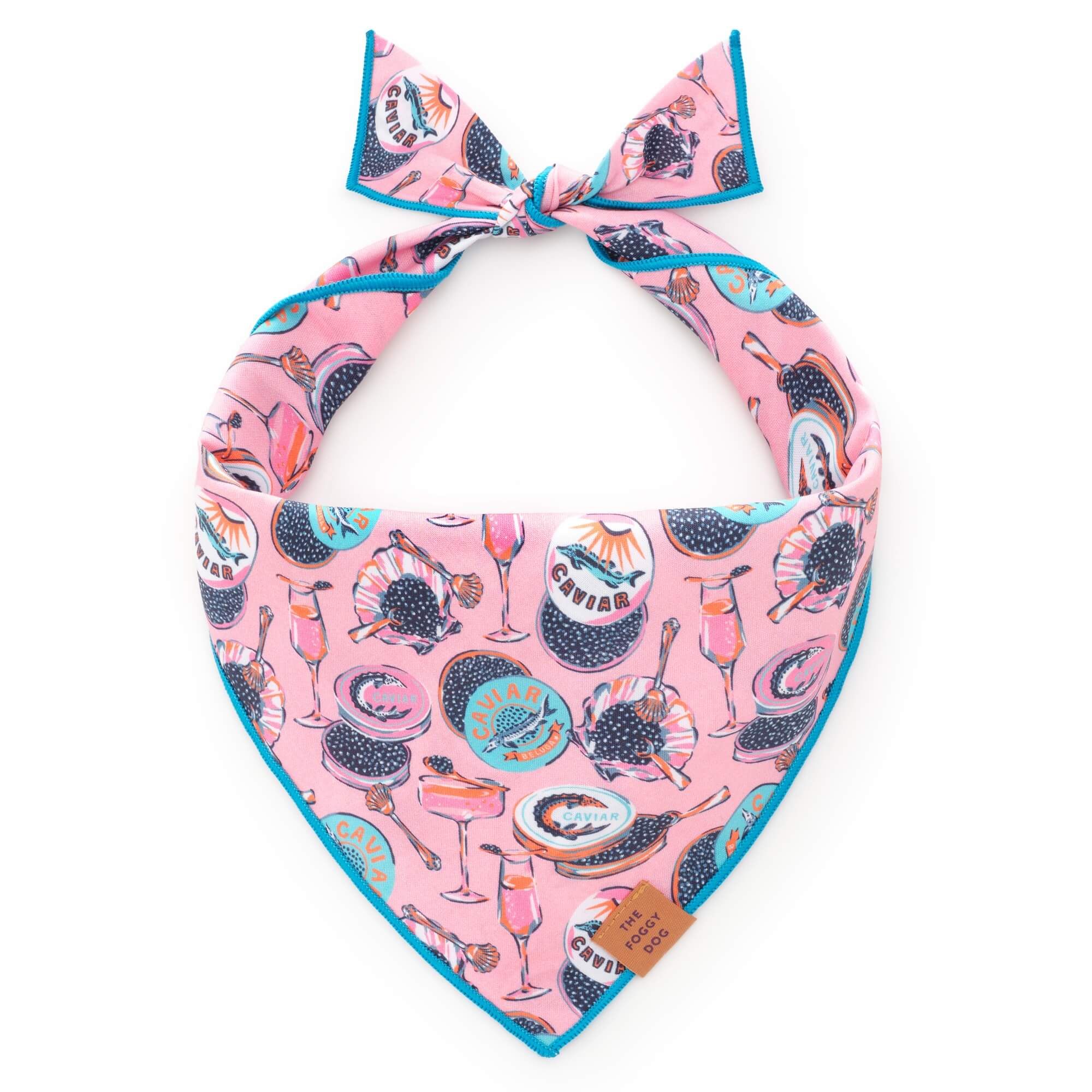 Champagne and Caviar Dog Bandana