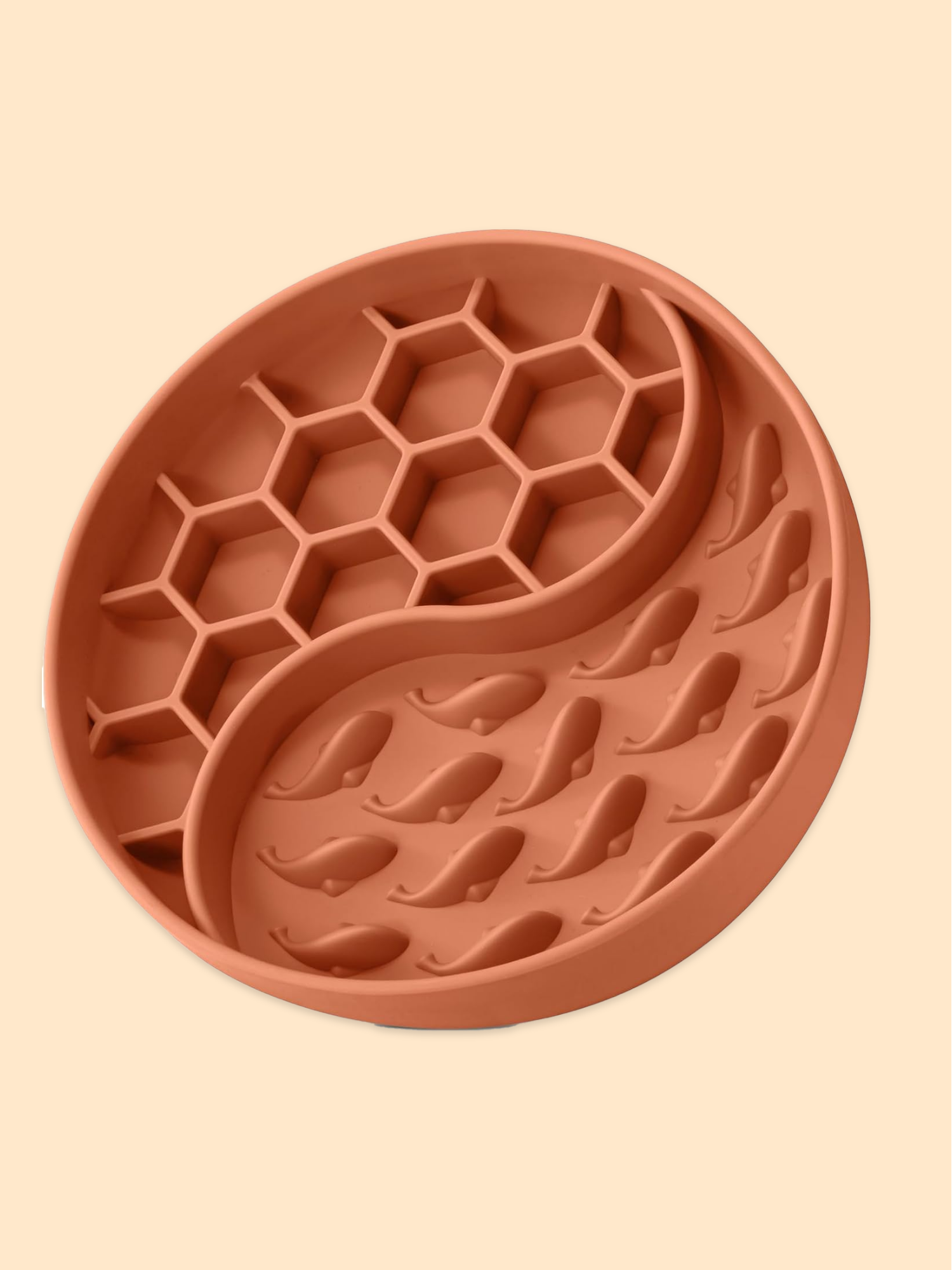 Honeycomb Whale Silicone Slow Feeder